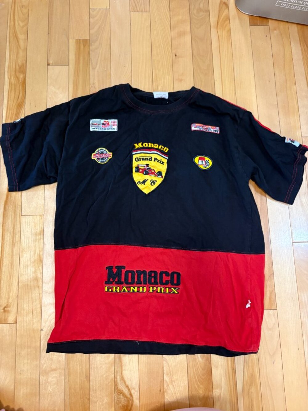 Vintage 90s Monaco Grand Prix World Championship Racing Team T Shirt
